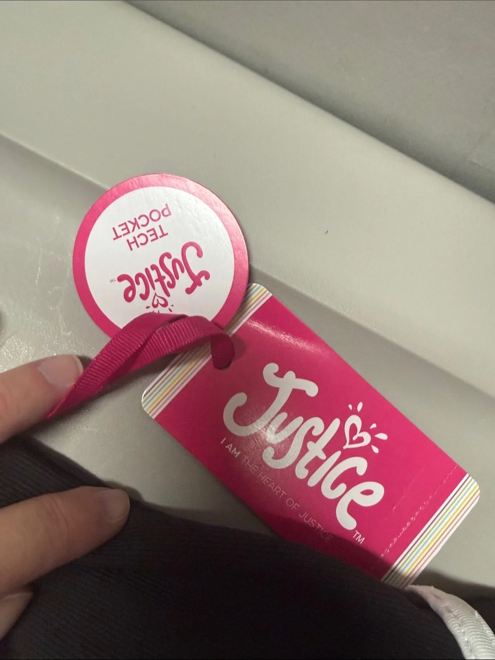 Justice black athletic